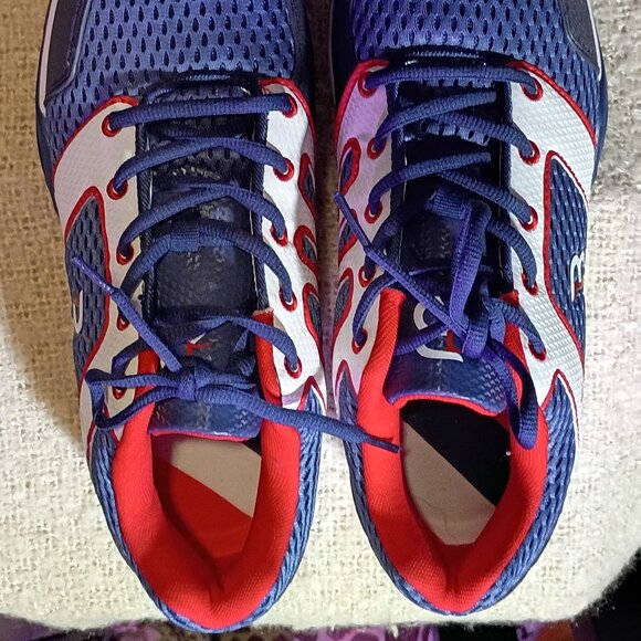 NWOB/Bia Force X, Blue, Red, White, Lace-Up, Men Size 11, Athletic Shoes
